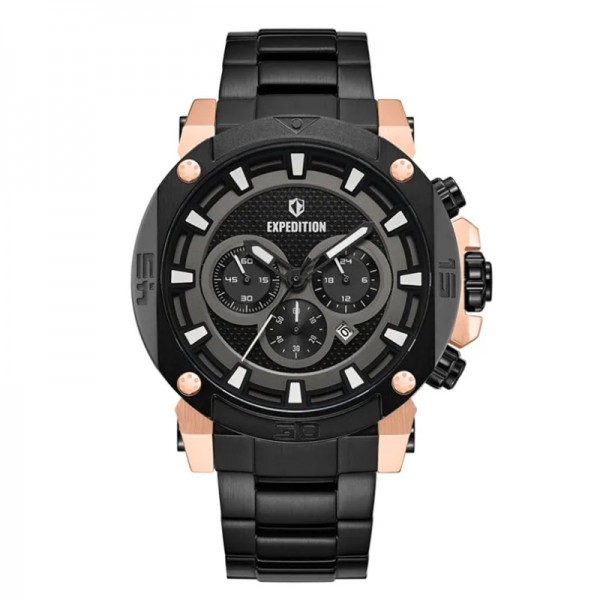 Expedition 6606 Rosegold Black Steel MCBBRBA Expedition 6606 Rosegold Black Steel MCBBRBA